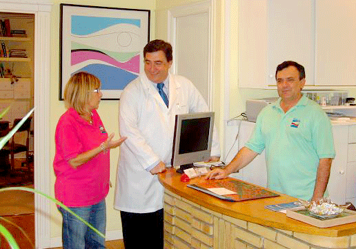 Nuestro equipo: Antonio, Esther y Alberto.