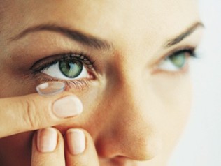 fotografía lentes de contacto